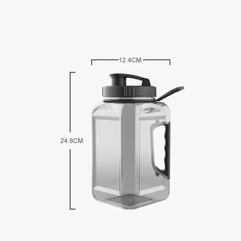 Large Capacity Fitness Water Bottle BPA Portable Sports Camping Gym