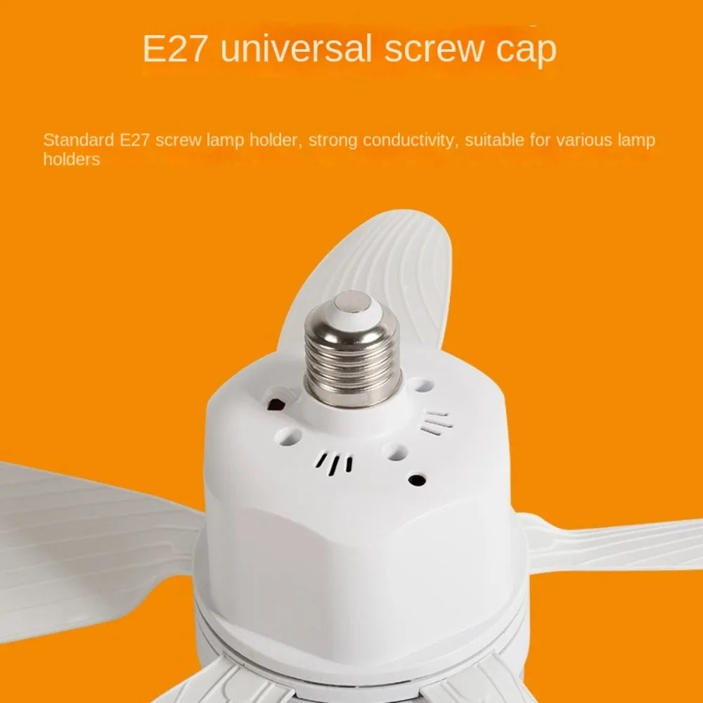 Ceiling Fan with Light & Remote | E27 Socket Dimmable 30W