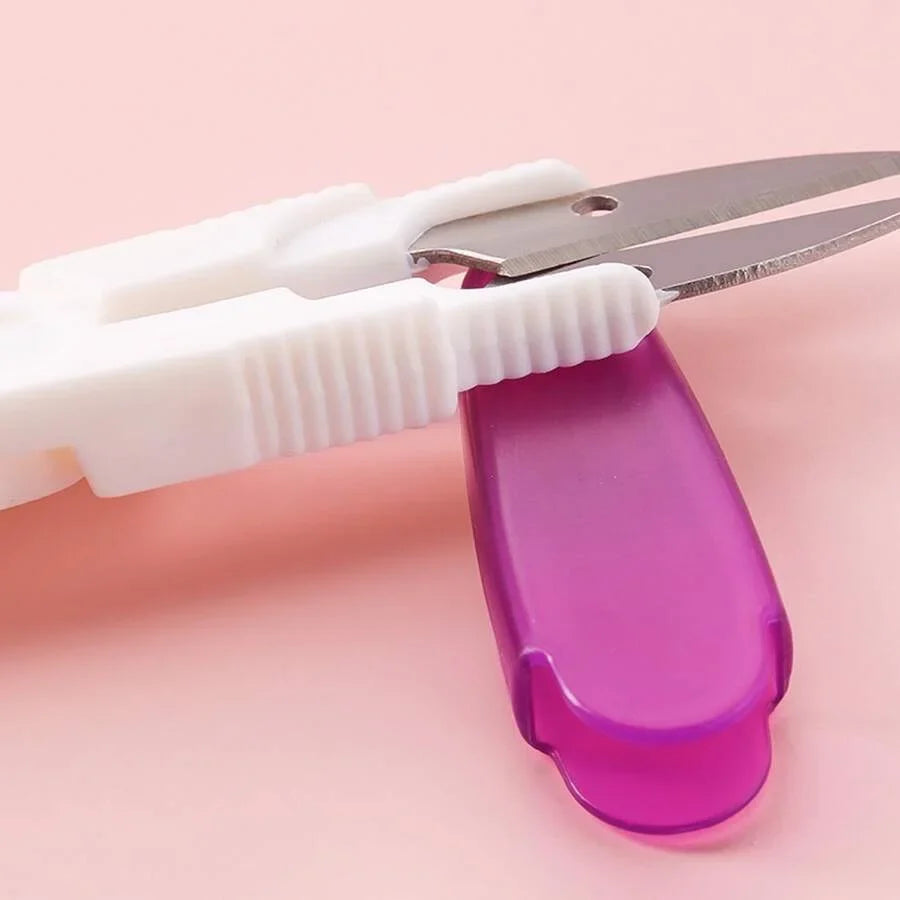 V-Shape Spring Yarn Scissors with Cap – Cross-Stitch & Crafts