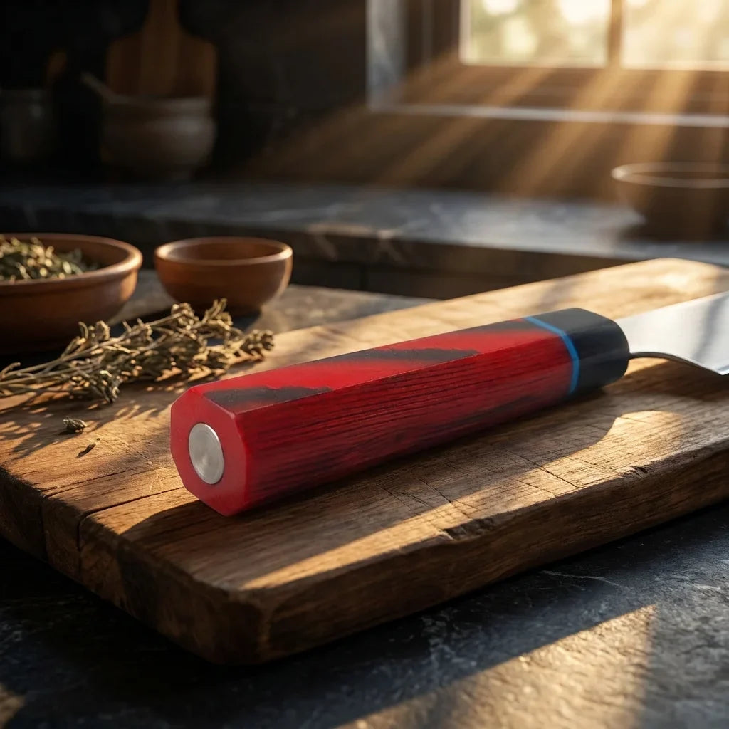 VG10 Damascus Chef Knife | Wood Handle | 205mm Sharp Blade