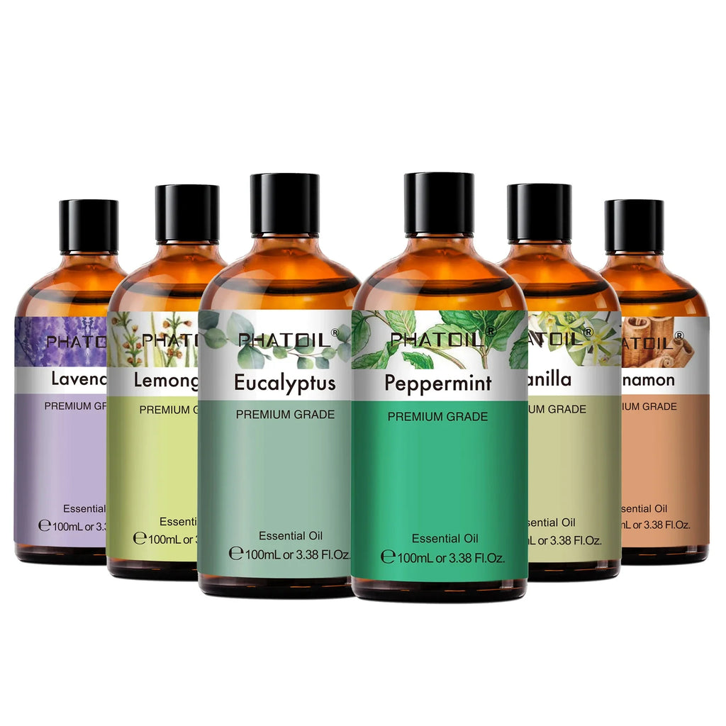 PHATOIL 100ml Pure Essential Oil for Diffuser & Aromatherapy