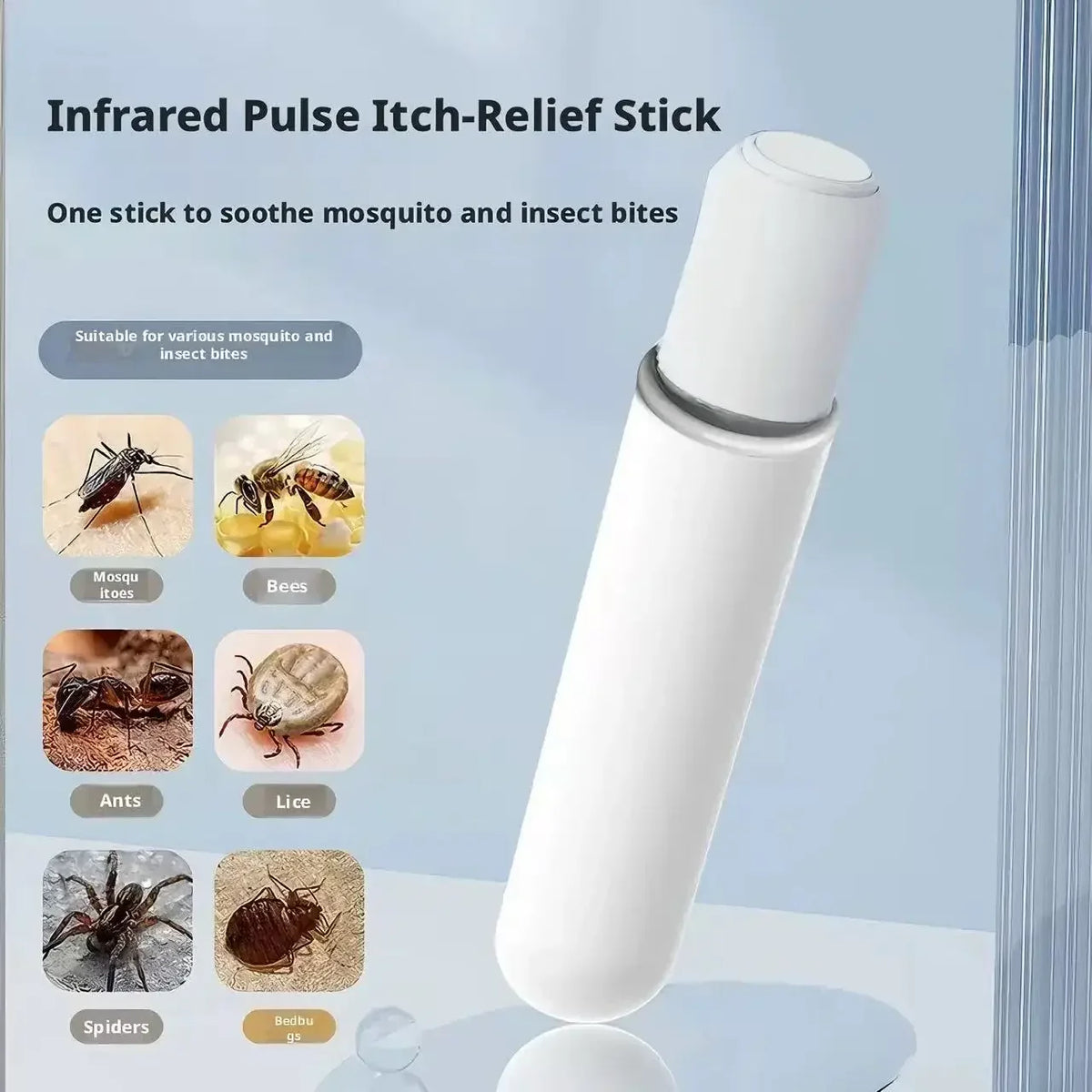 Rechargeable Insect Bite Itch Relief Pen | Chemical-Free Device