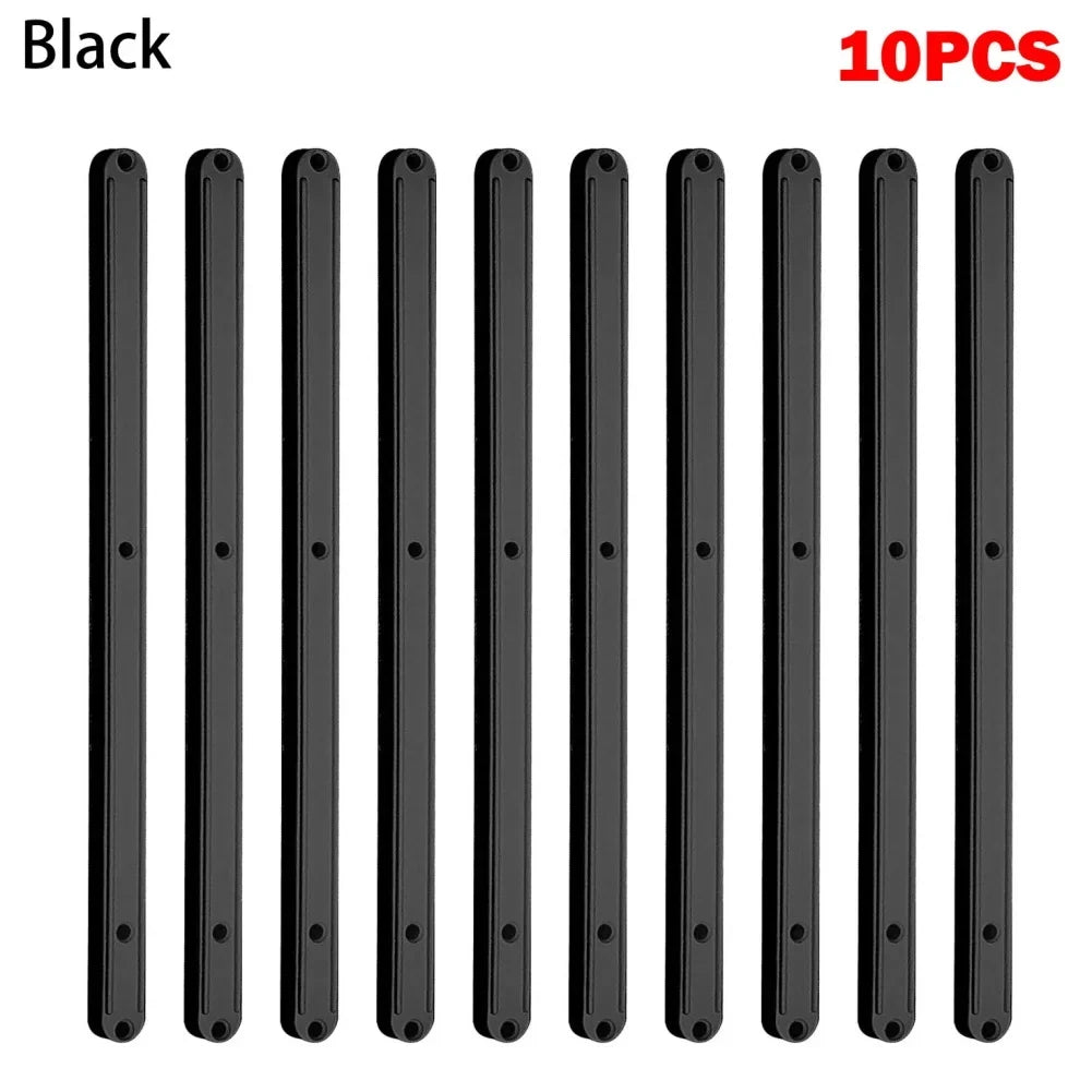 10-Pack 298mm Plastic Drawer Slide Runners – Wardrobe Guide Rails