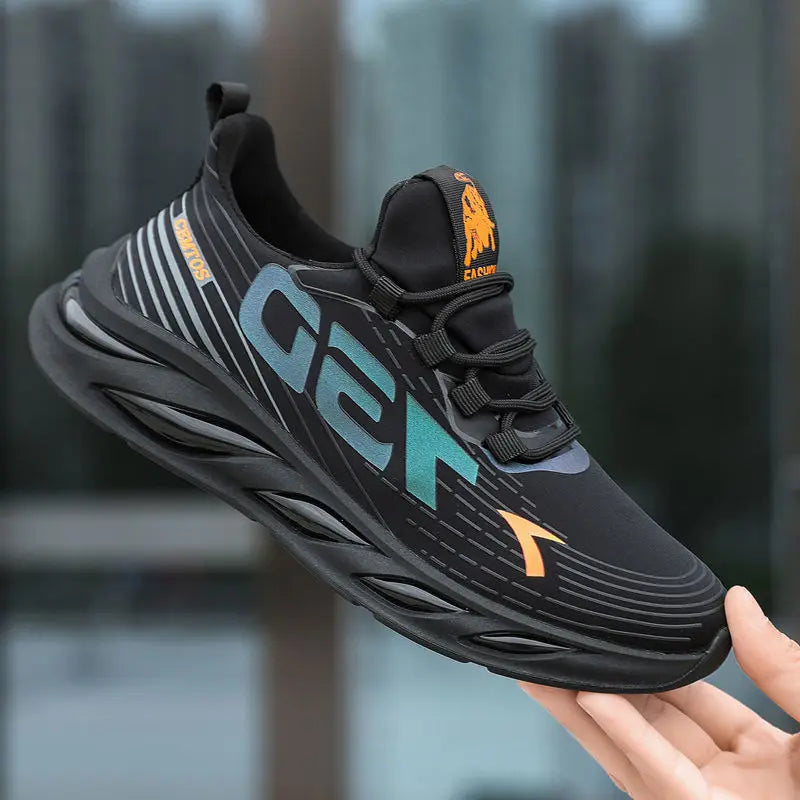 YBQJOO Men's Breathable Casual Sneakers – Lightweight Non-Slip