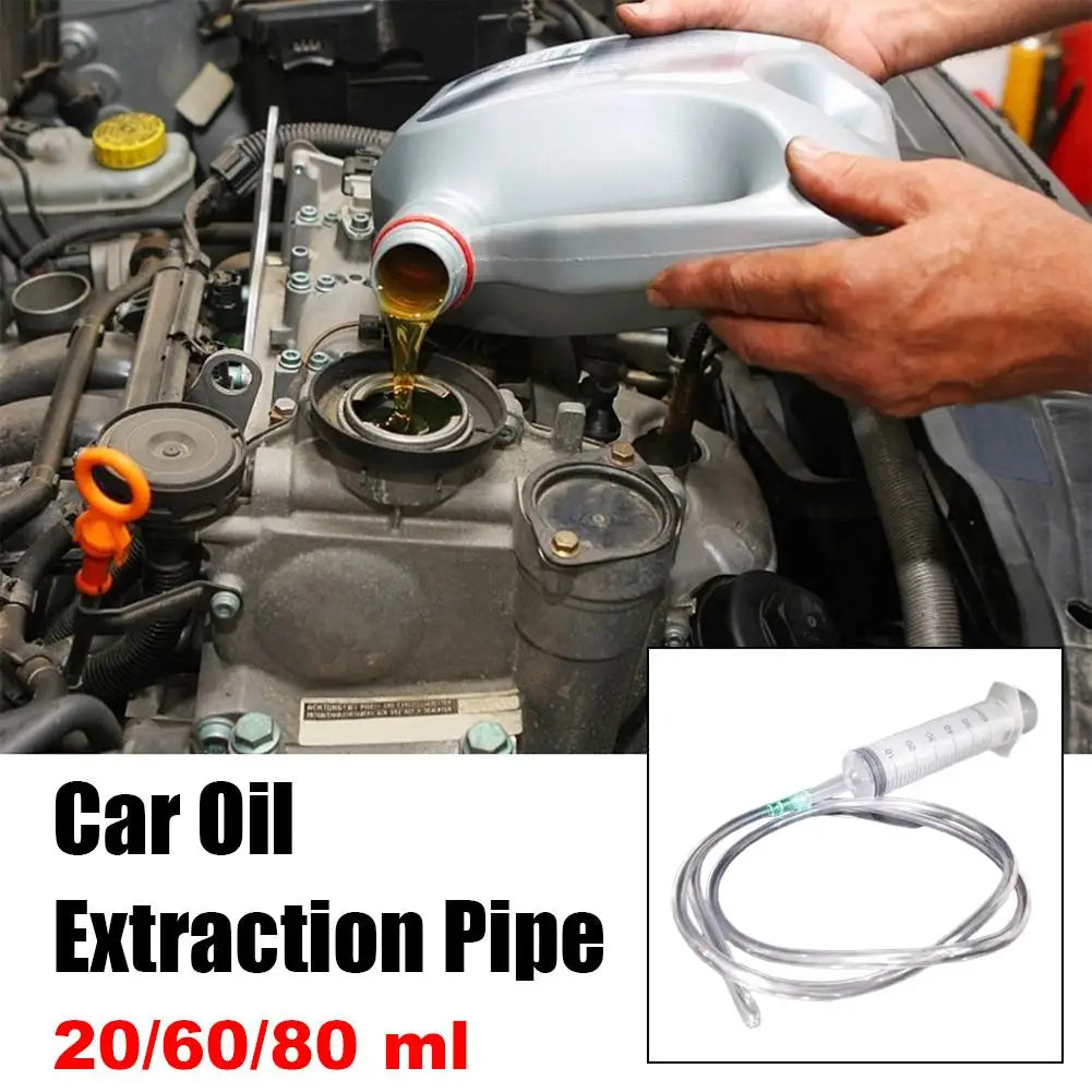 Manual Oil Extraction Syringe 20/60/80ml – Fluid Pump for Cars
