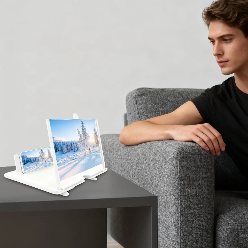 3D HD Phone Screen Magnifier – Desktop Amplifier for Movies