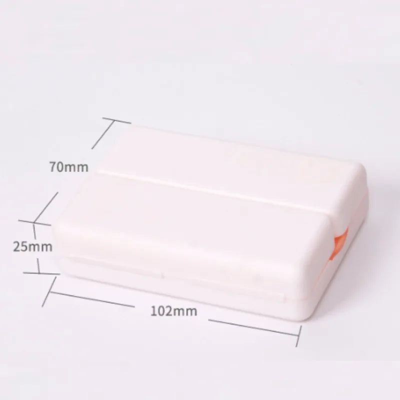 Pill Box 7 Grids Portable Double Layer Mini Medicine Sealed Moisture