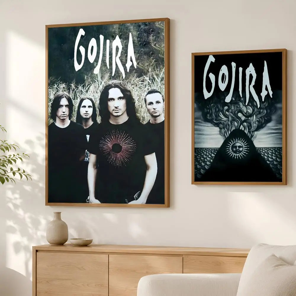 Gojira Band Wall Poster – Self-Stick HD Waterproof Wall Art