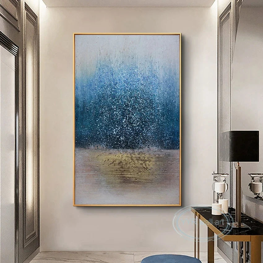 Abstract Acrylic Canvas Wall Art | 100% Handmade Unframed Painting