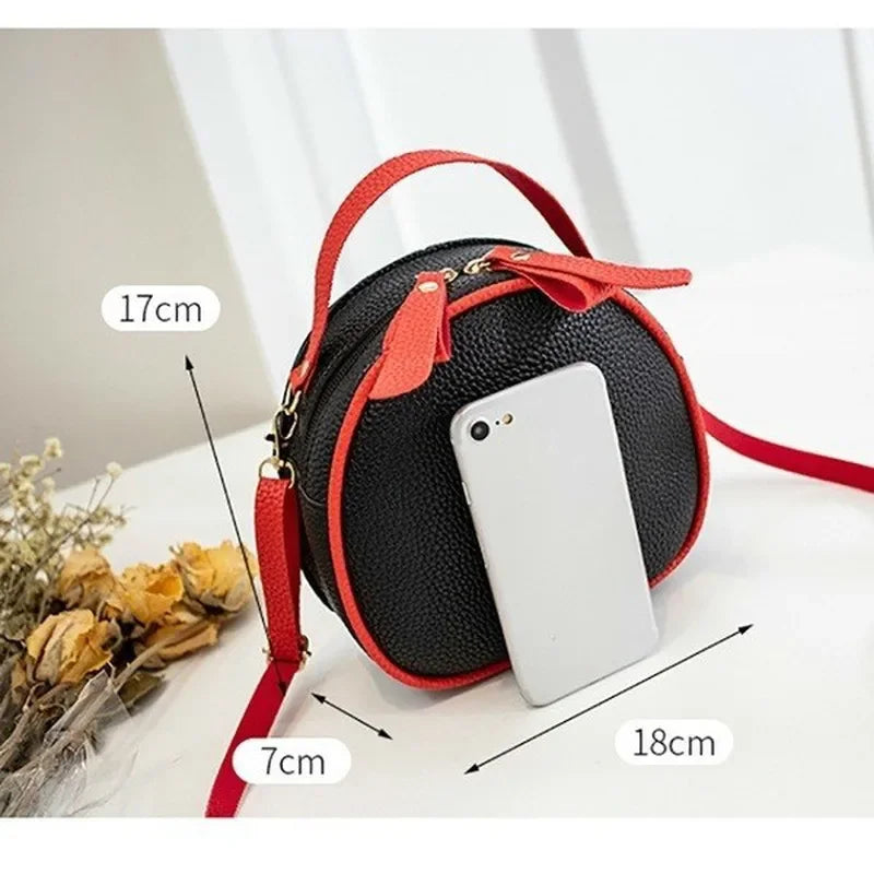 Litchi Grain Mini Backpack – Women's Crossbody Shoulder Bag