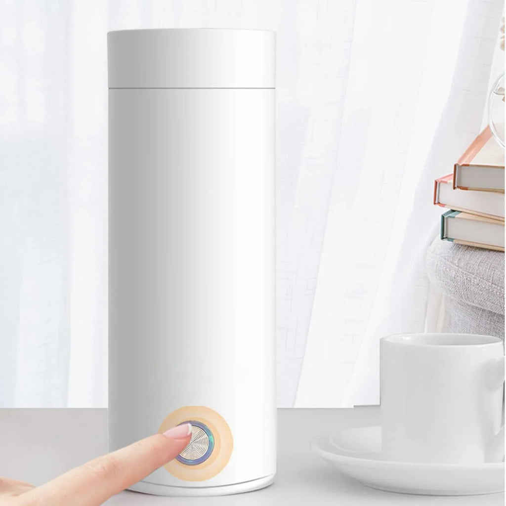 HOMEFISH 400ml Portable Electric Travel Kettle & Thermal Cup