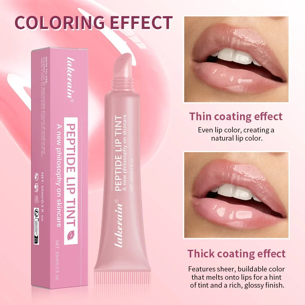 Peptide Lip Tint Gloss – Mirror Shine, Moisturizing, 8 Shades