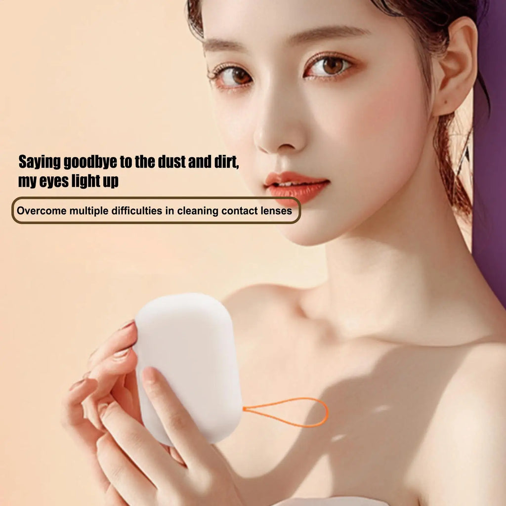 Ultrasonic Contact Lens Cleaner – Portable Electric Case