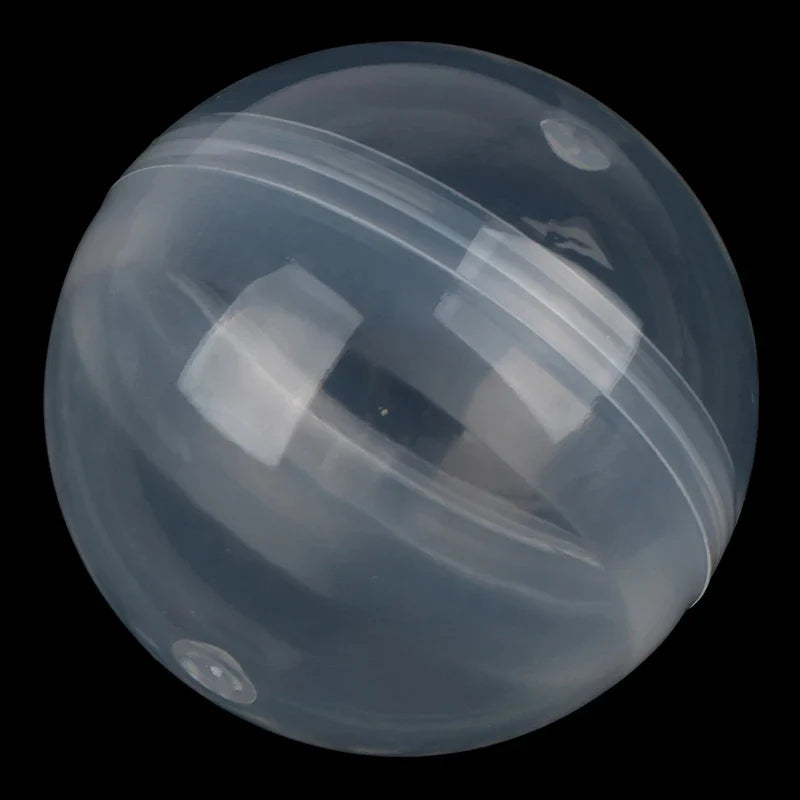 28- Can Open Transparency Plastic Capsule Toy Surprise Ball Tiny
