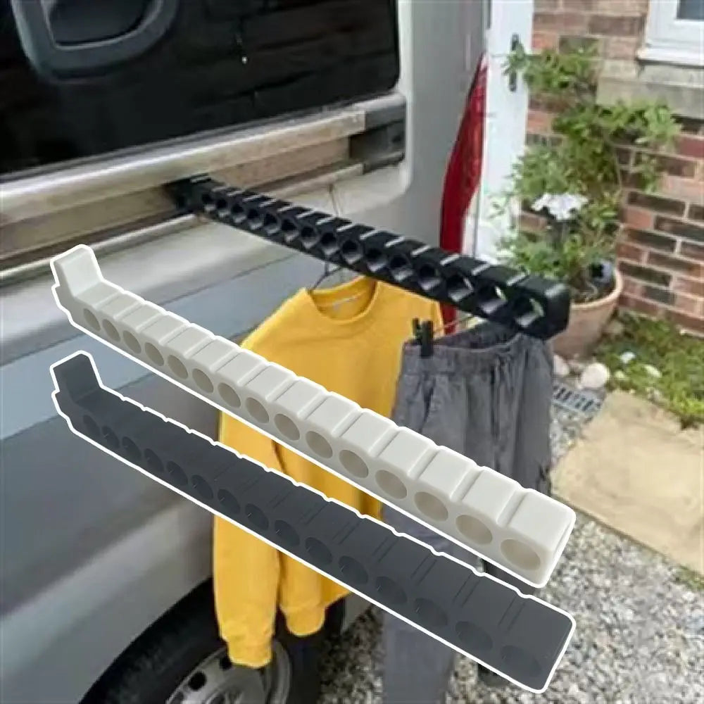 RV Track Drying Rack – No-Drill Detachable Clothes Hanger