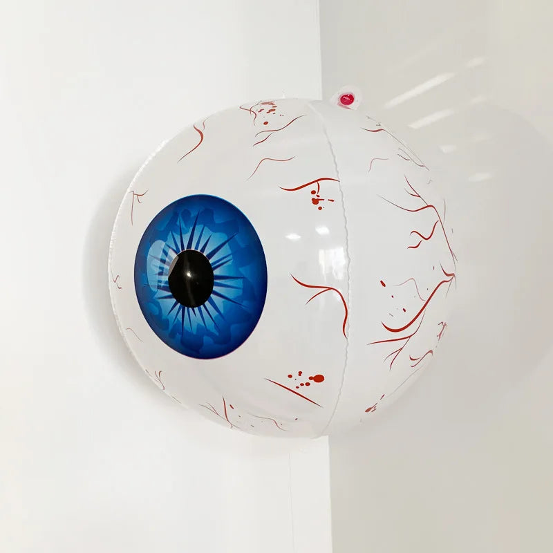 22" Halloween Inflatable 4D Bloodshot Eyeball Balloon Decor
