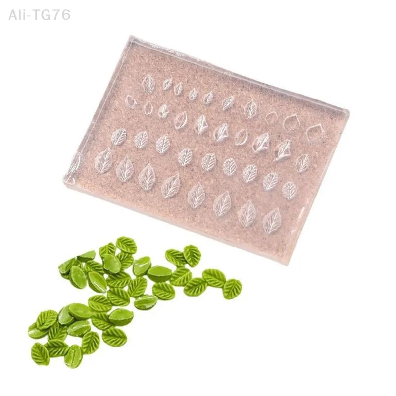3D Silicone Nail Art Mold – DIY Mini Leaf Design Template