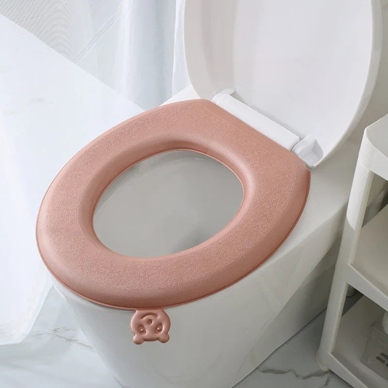 EVA Waterproof Toilet Seat Cover – Thickened Cushion, 4 Colors