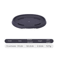 Plastic Imitation Clay Bonsai Planter Pot & Tray | Square & Rect