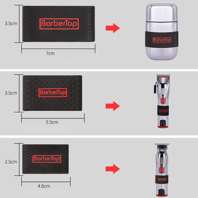 3-Pack Non-Slip Barber Clipper Bands | Heat-Resistant Sleeves