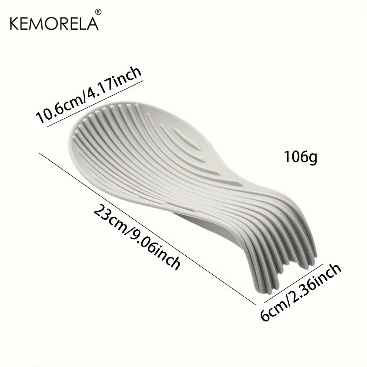 KEMORELA Silicone Spoon Rest – Heat-Resistant Utensil Holder
