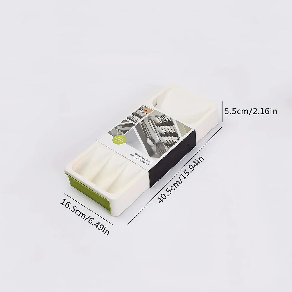 Kitchen Retractable Knife Fork Spoon Separation Sorting Tableware