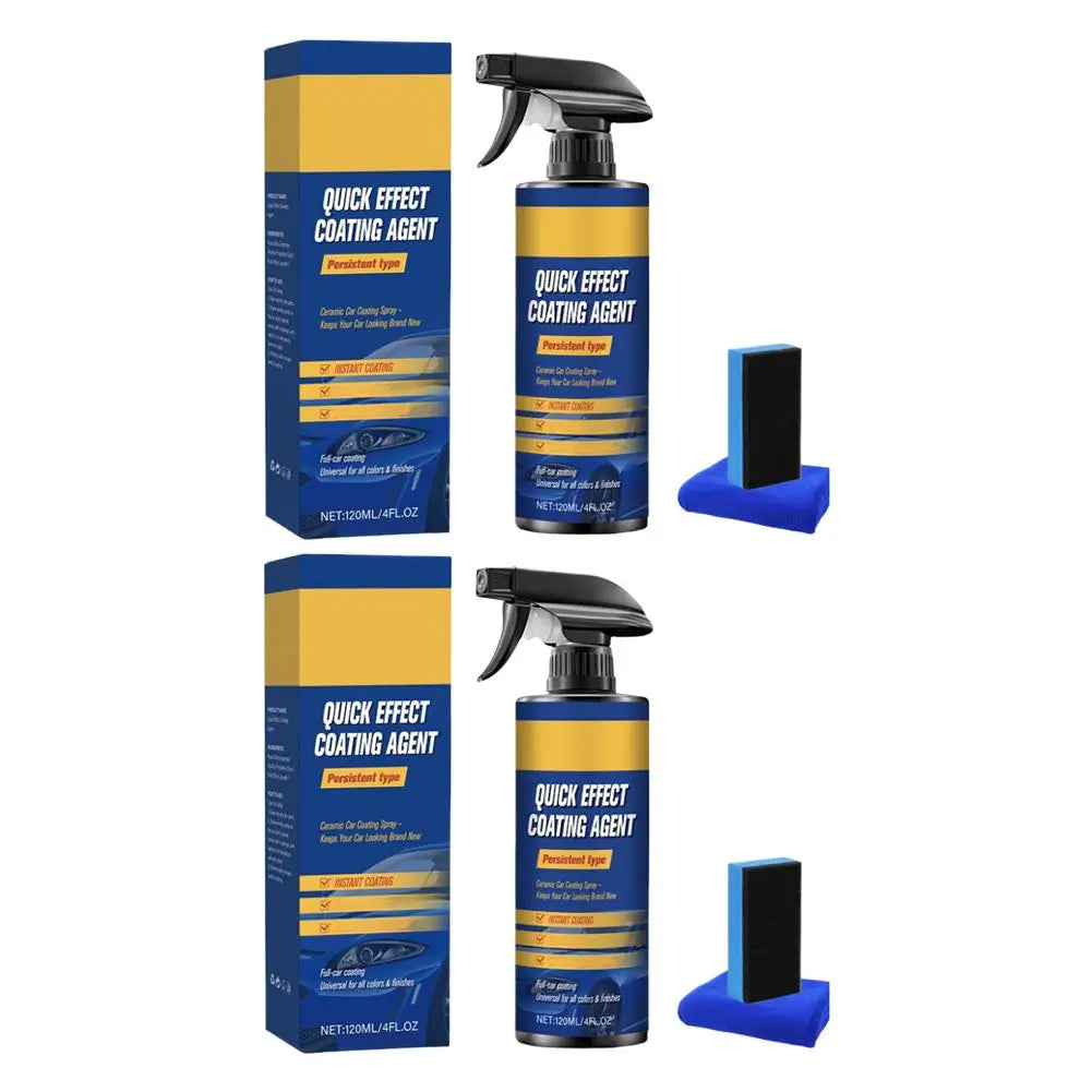 Car Paint Brightening Spray Coat Coating Glaze Wax Coated Care