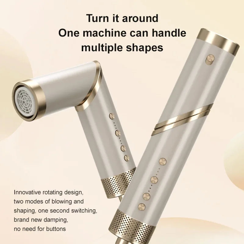 9-in-1 Hair Dryer Hot Comb Set | Curler & Straightener Styler
