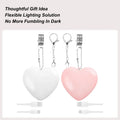 Rechargeable Heart Purse Light | Touch Sensor LED Handbag Lamp
