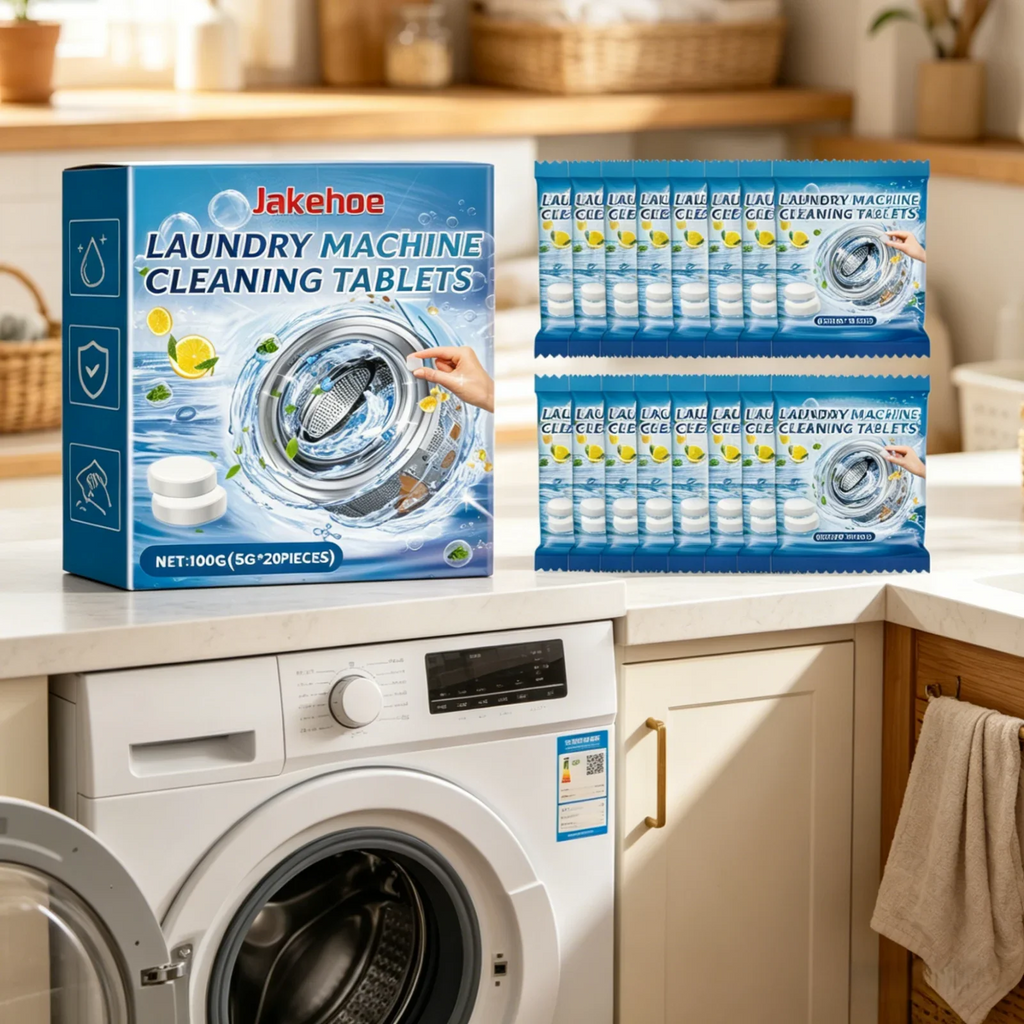 Jakehoe Washing Machine Cleaning Tablets – 20 Pack Deep Clean