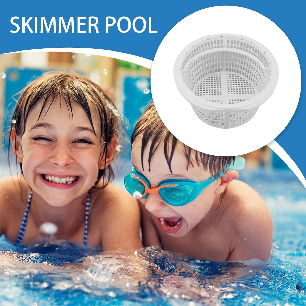 Pool Skimmer Basket with Handle – Above & In-Ground Pools
