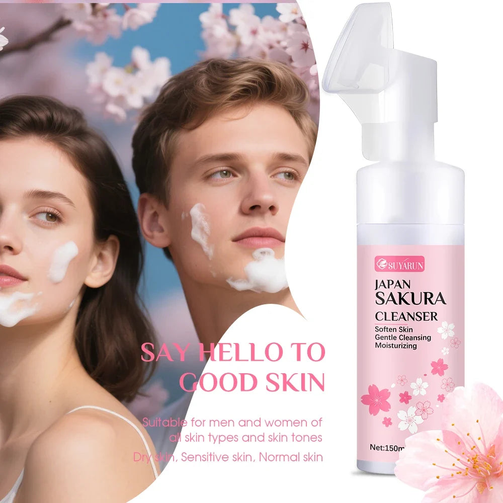 SUYARUN Sakura Face Wash – Brightening Hydrating Cleanser