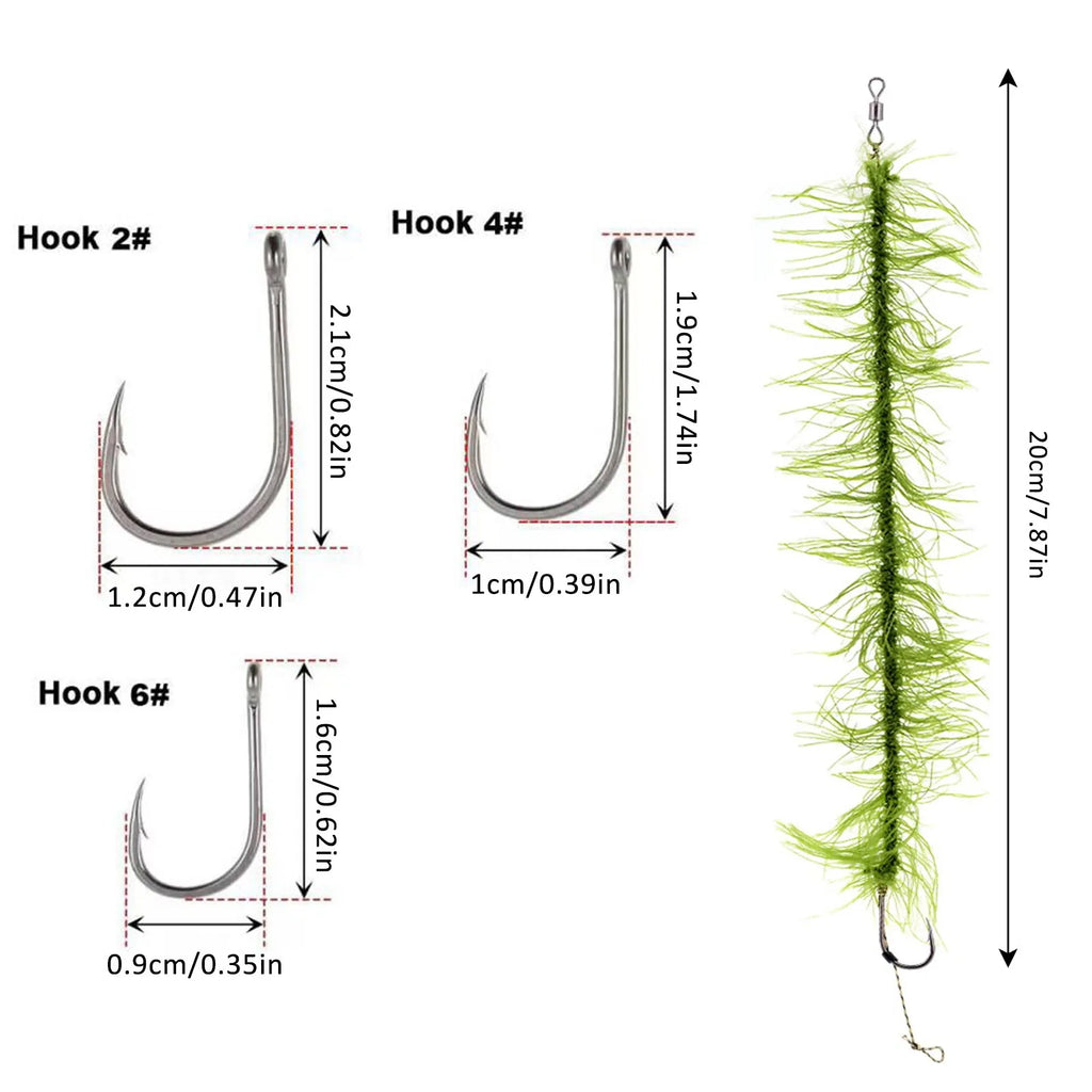 Grass Carp Fishing Bait Hook | Simulation Aquatic Plant Lure