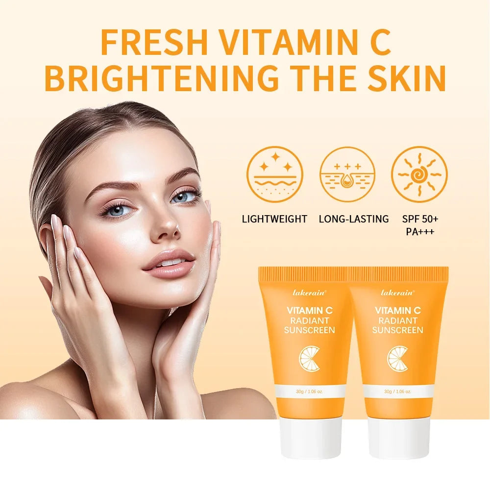 SPF 30 Vitamin C Face Cream – UV Protection & Brightening