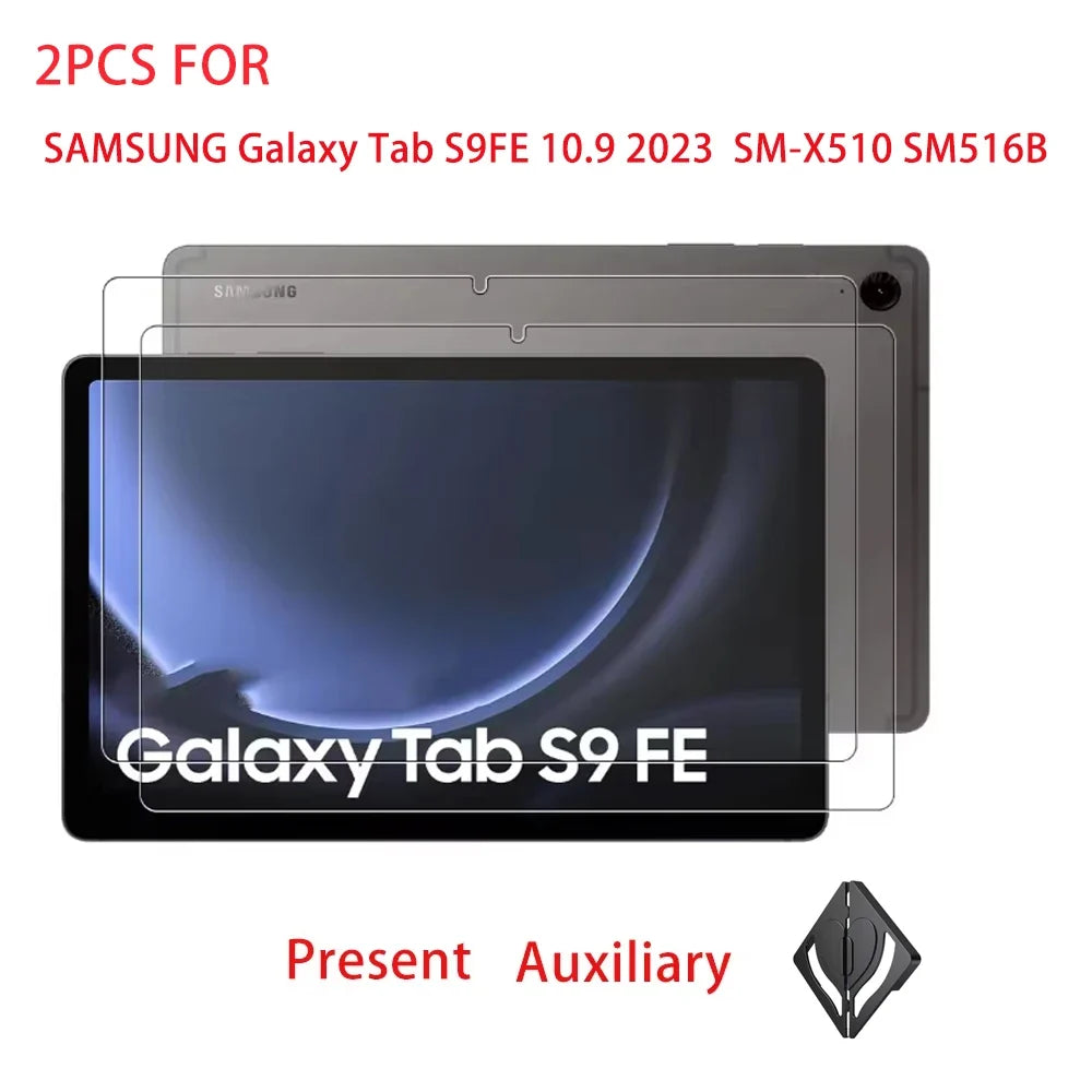 2-Pack Tempered Glass Screen Protector – Samsung Galaxy Tab S9 FE & S8