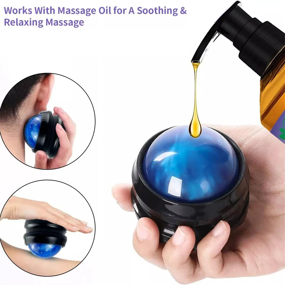 Manual Massage Ball Roller – Full Body Muscle Relaxation Tool