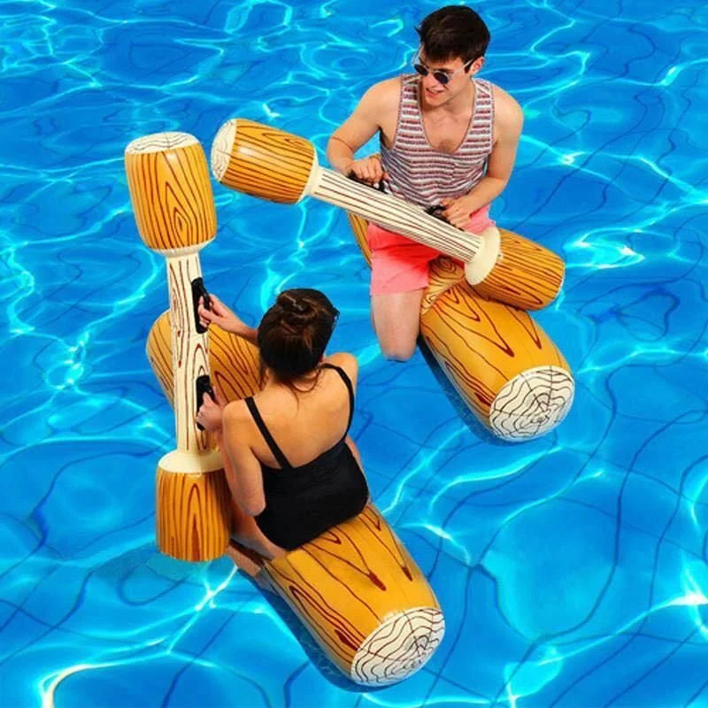 Inflatable Pool Float Raft for 2 Players – Kids & Adults