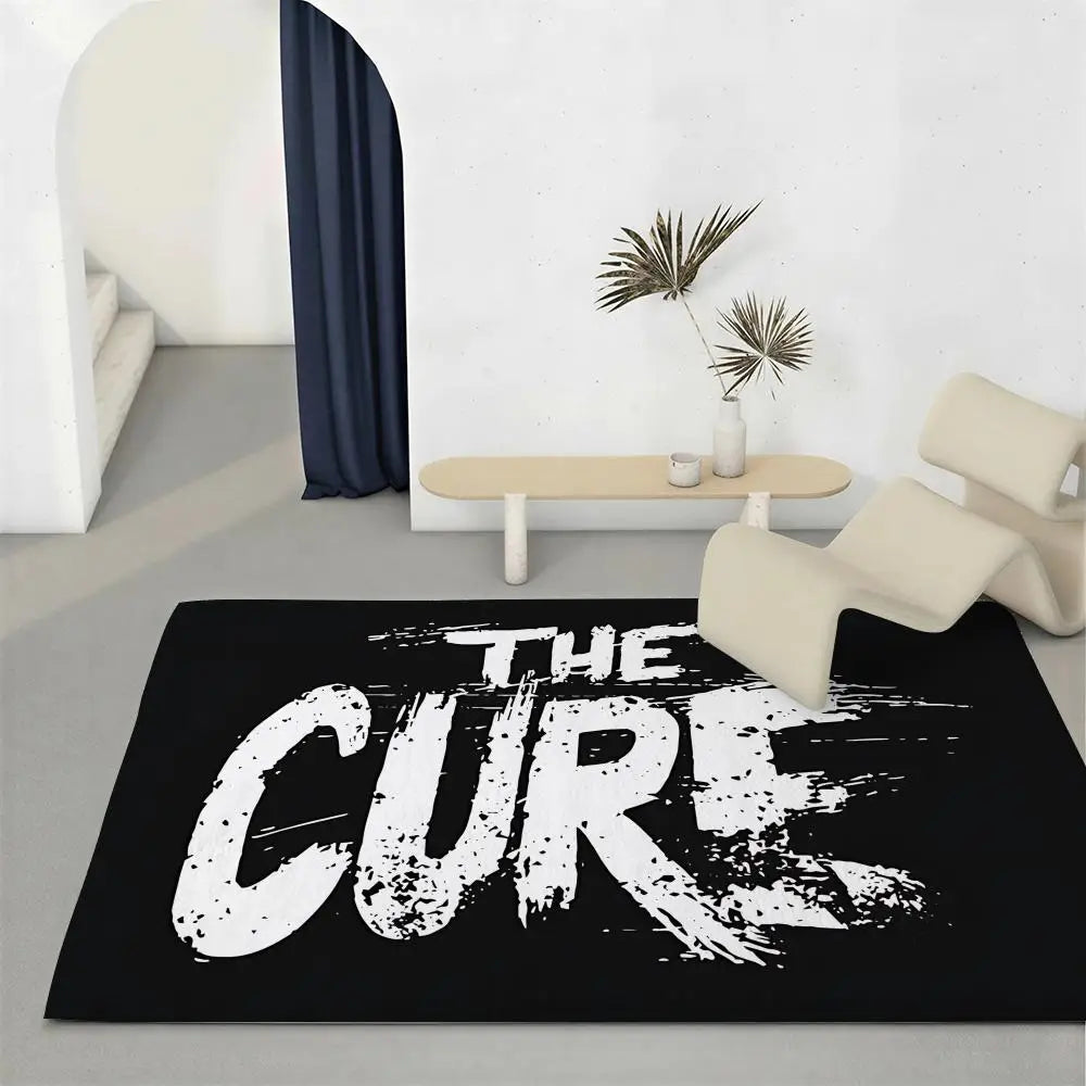The Cure Band Flannel Floor Mat – Non-Slip Soft Indoor Rug