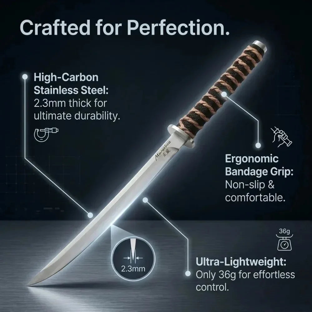 Japanese Sushi & Sashimi Knife – 14" High-Carbon Steel Blade