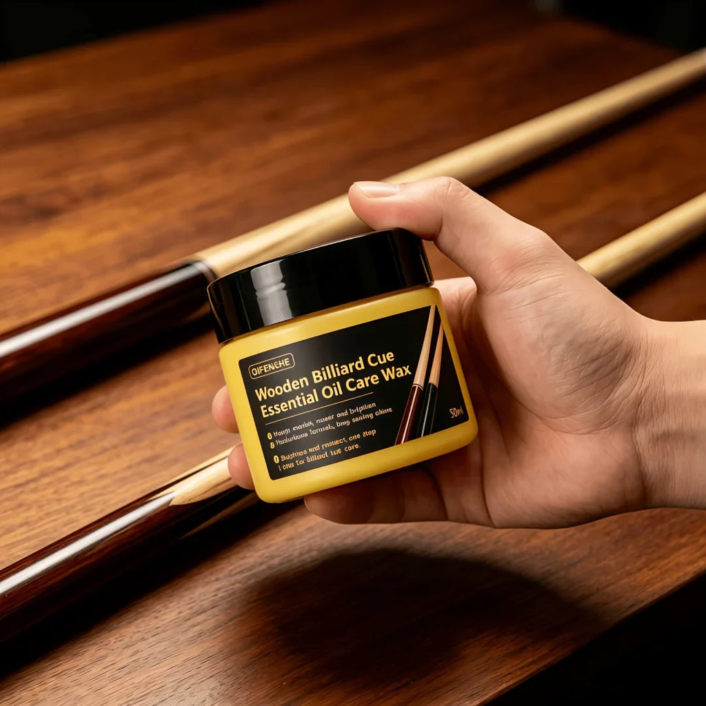 Essential Oil Care Wax for Wooden Billiard Cues | Polish & Shine