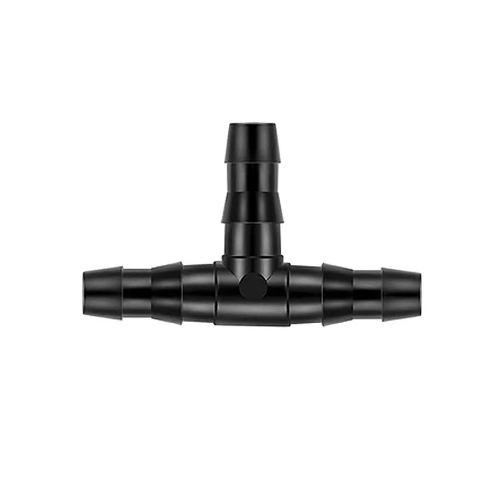 100-Pack 4/7mm Tee Connectors for Drip Irrigation Systems