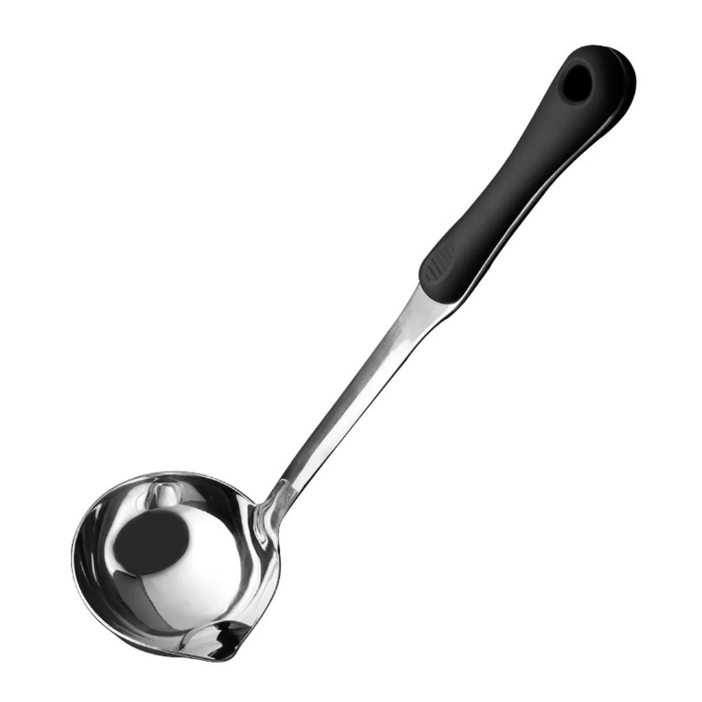 Stainless Steel Soup Ladle with Strainer Filter | Large Spoon