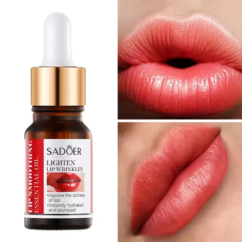 SADOER Lip Plumping Serum Oil – Hyaluronic Acid Moisturizer