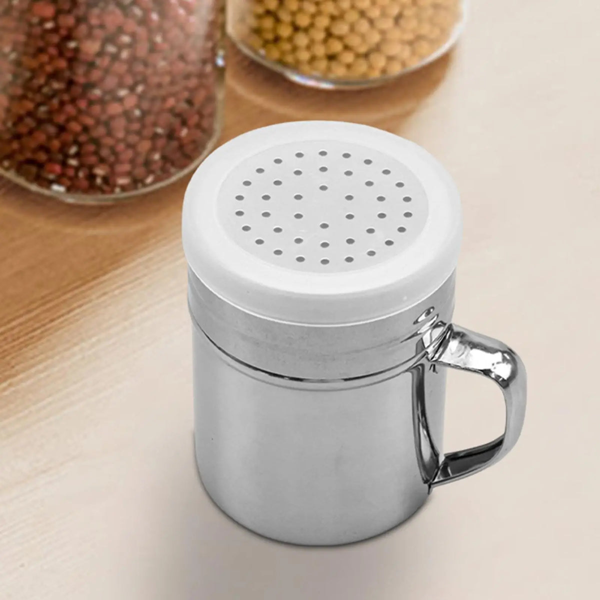 Stainless Steel Seasoning Shaker | Rustproof Fine Mesh Dredge