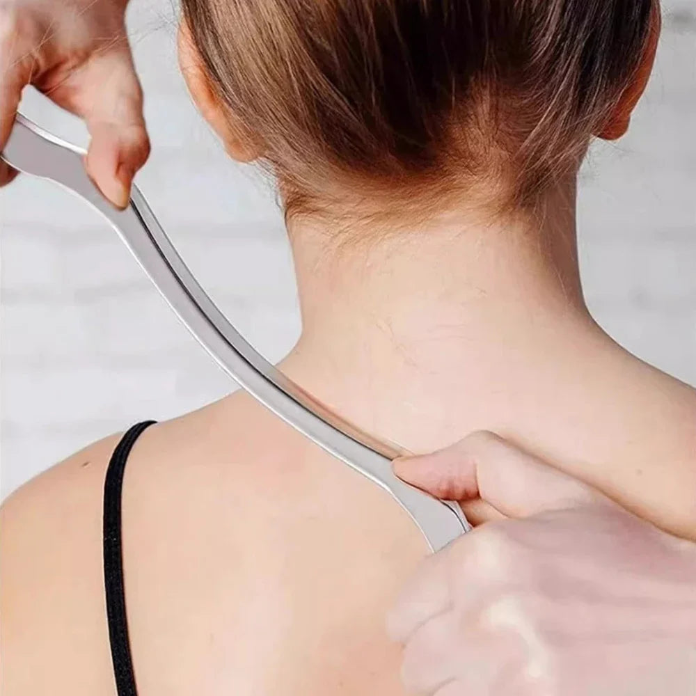 Gua Sha Stainless Steel Scraping Tool for Large Muscles