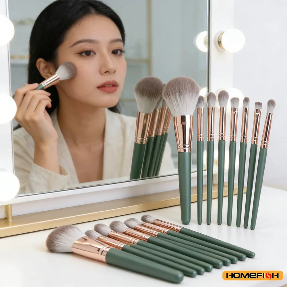 Soft Fluffy Makeup Brushes Cosmetic Powder Eye Shadow Foundation