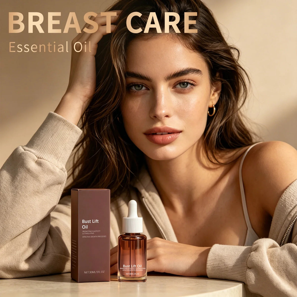 Chest Firming Nourishing Massage Oil | Tightening Body Oil 30ml