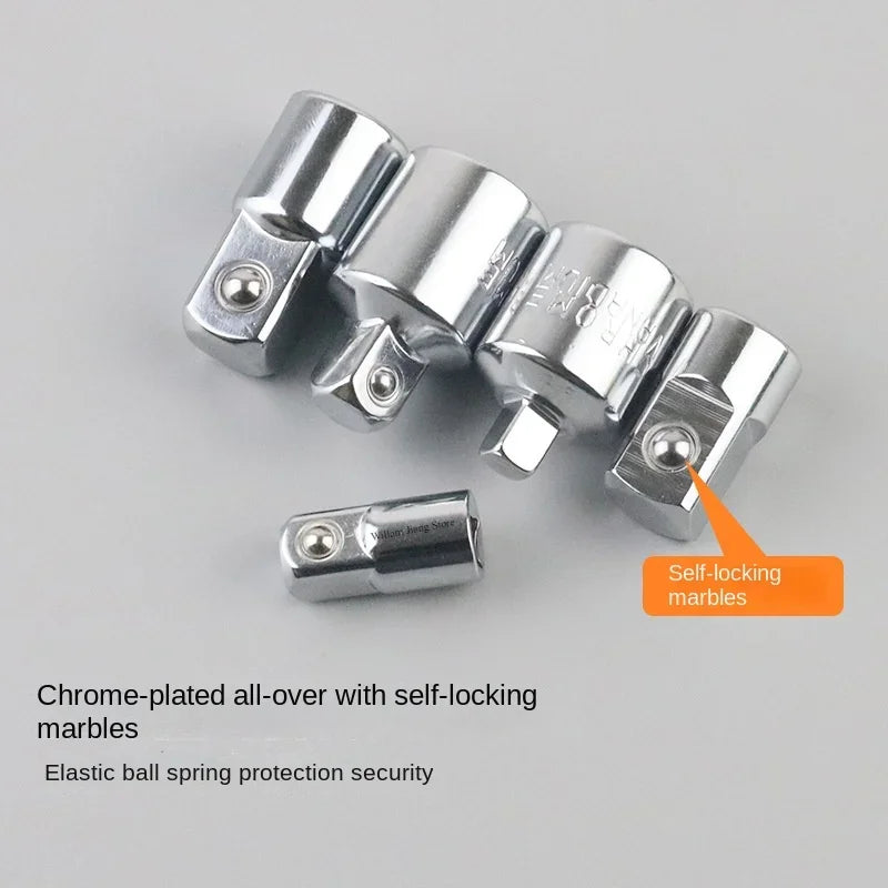 6-Piece Socket Adapter Set – 1/4", 3/8" & 1/2" Drive