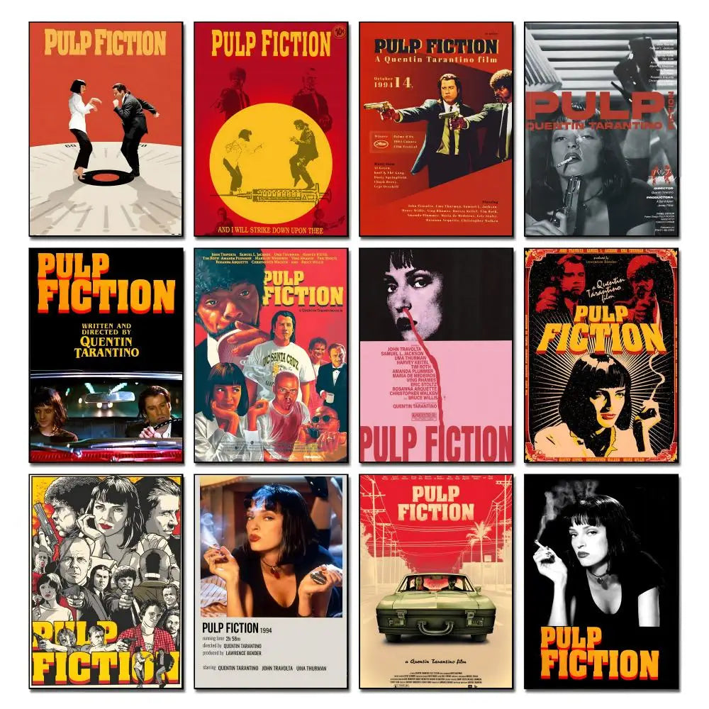Pulp Fiction Movie Poster – HD Art Print Wall Decor