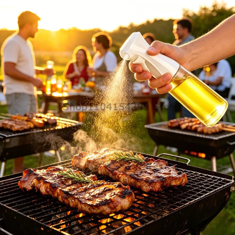 Oil Spray Bottle 200/300/500ml – Kitchen, BBQ & Air Fryer
